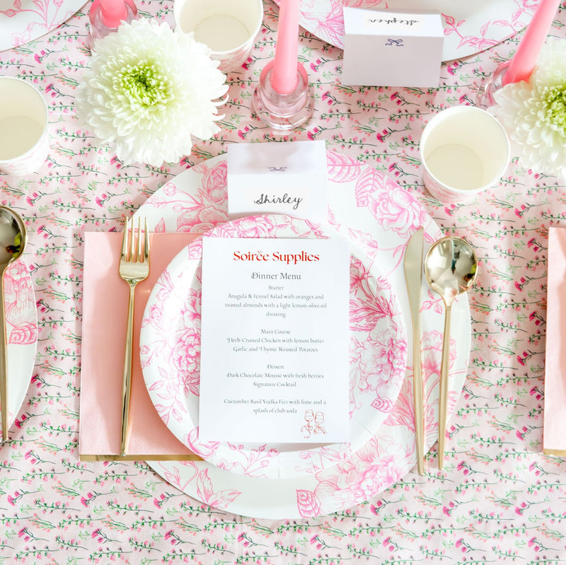 Blushing Moment Tablescape Kit